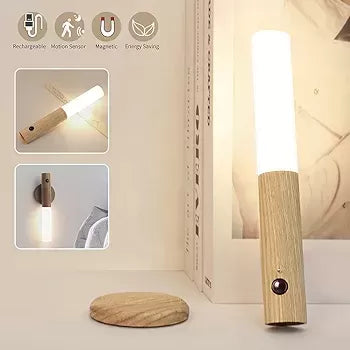 مصباح حائط LED ذكي بتصميم عصا قابل لاعادة الشحن