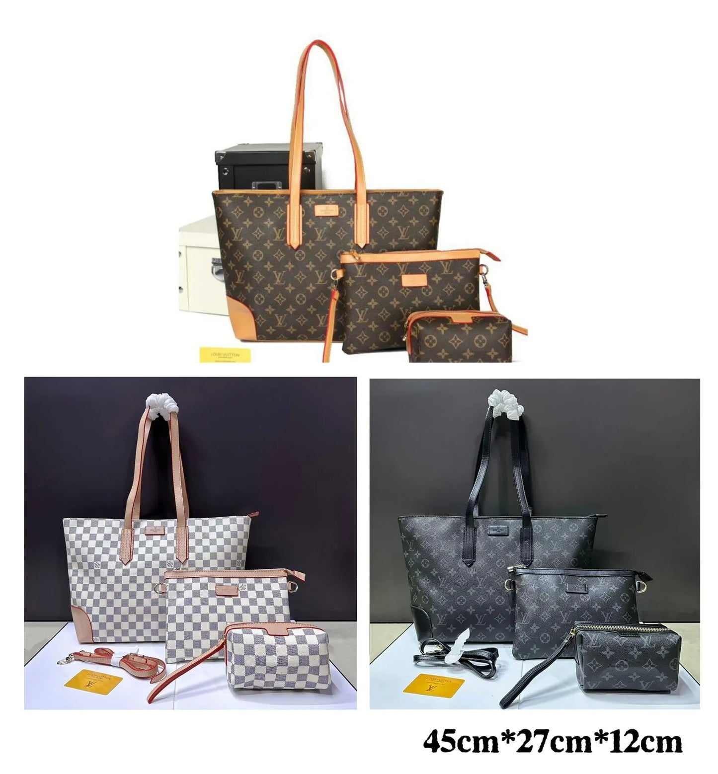 حقيبة LOUIS VUITTON 3 IN 1 لون ابيض