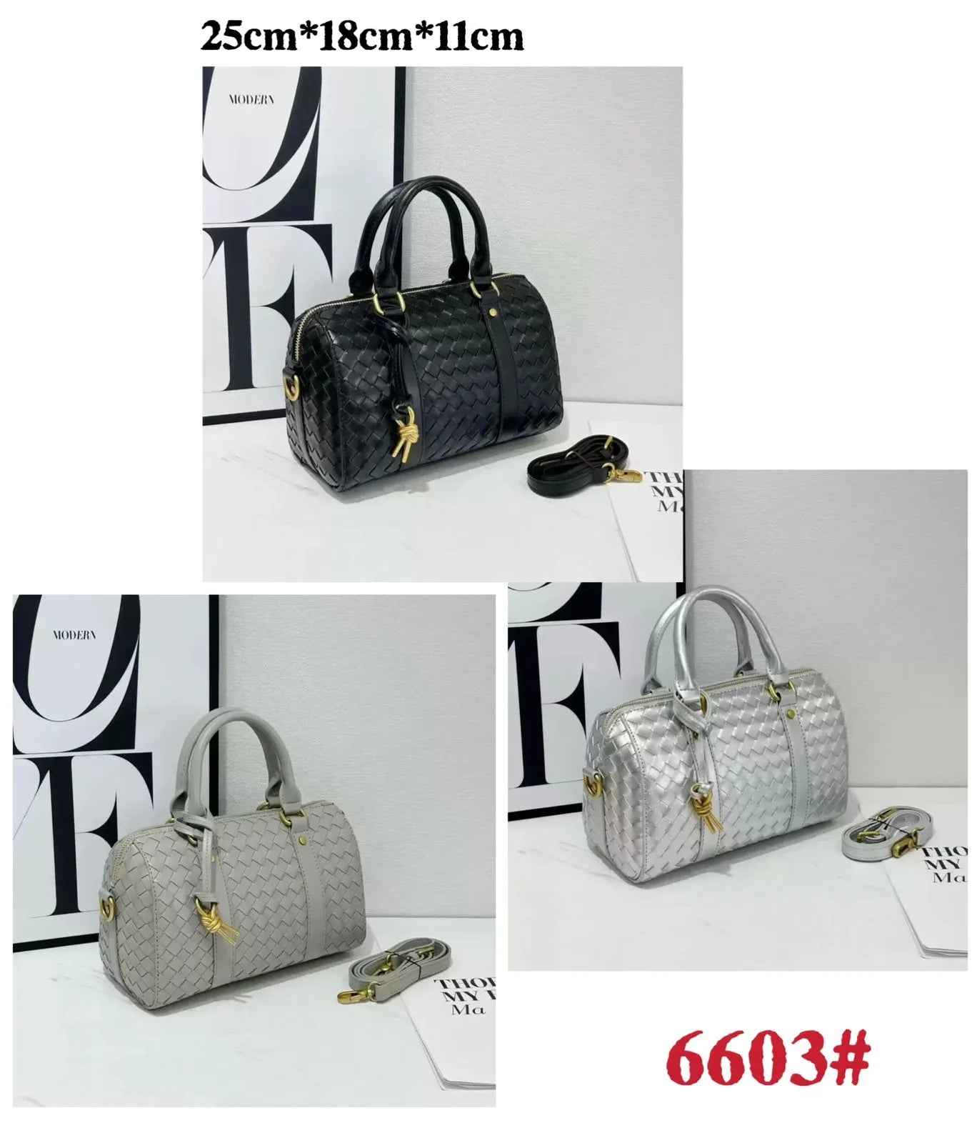 حقيبة نسائية BOTTEGA لون اسود