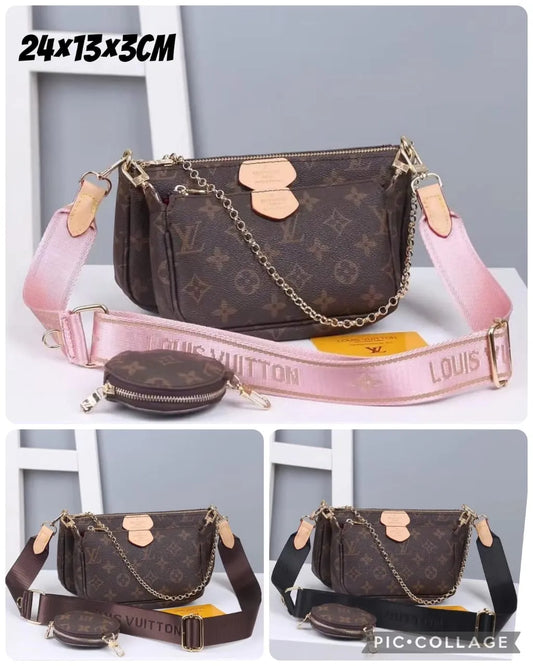 LOUIS VUITTON 3 IN 1 بينك