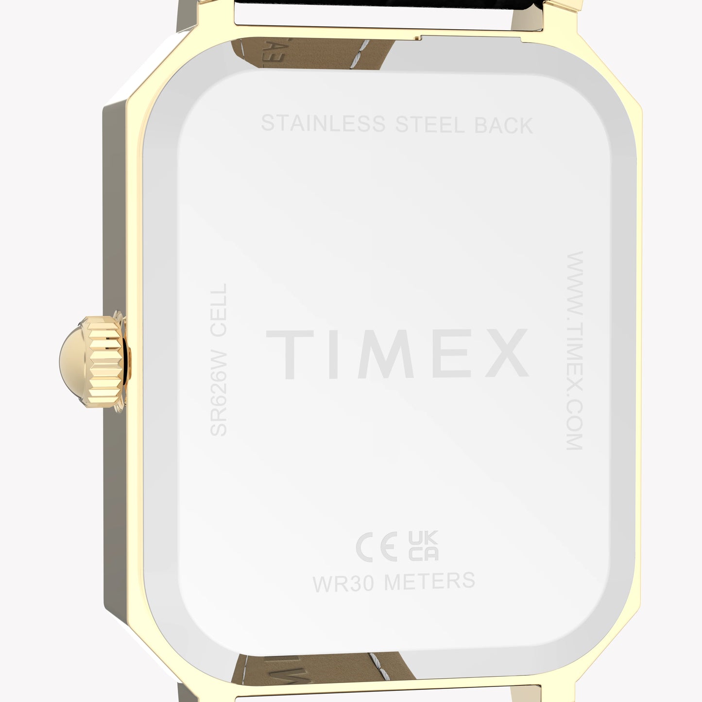 Timex Women's Gold-Tone, Black Leather | TW2Y71900