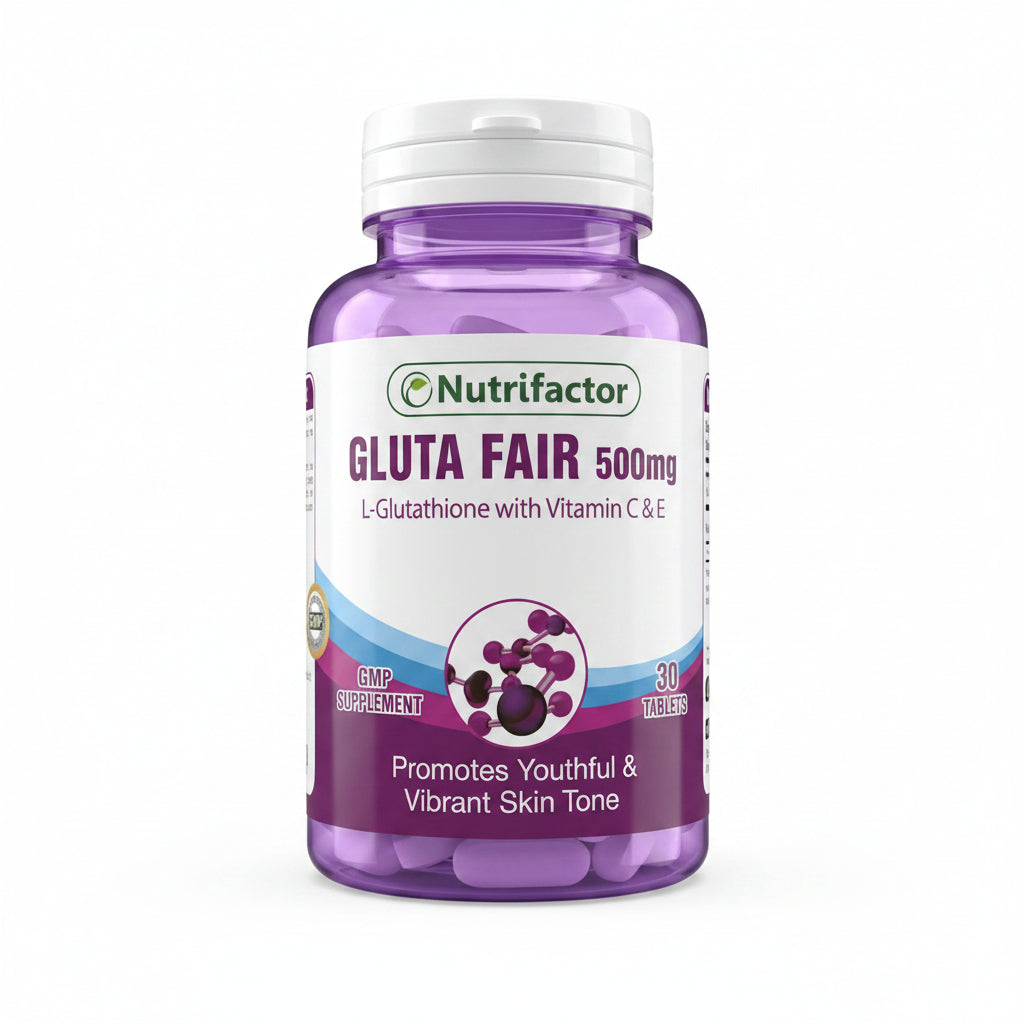 Gluta Fair – مكمل تفتيح وتوحيد البشرة | Skin Brightening & Whitening Supplement