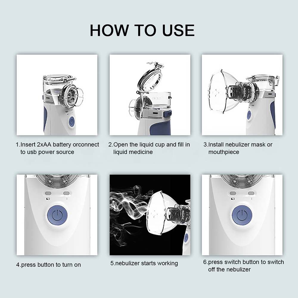 Mini Handheld portable Inhale Nebulizer