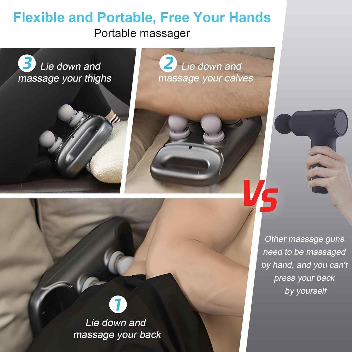 4 Heads Massager Machine for Pain Relief