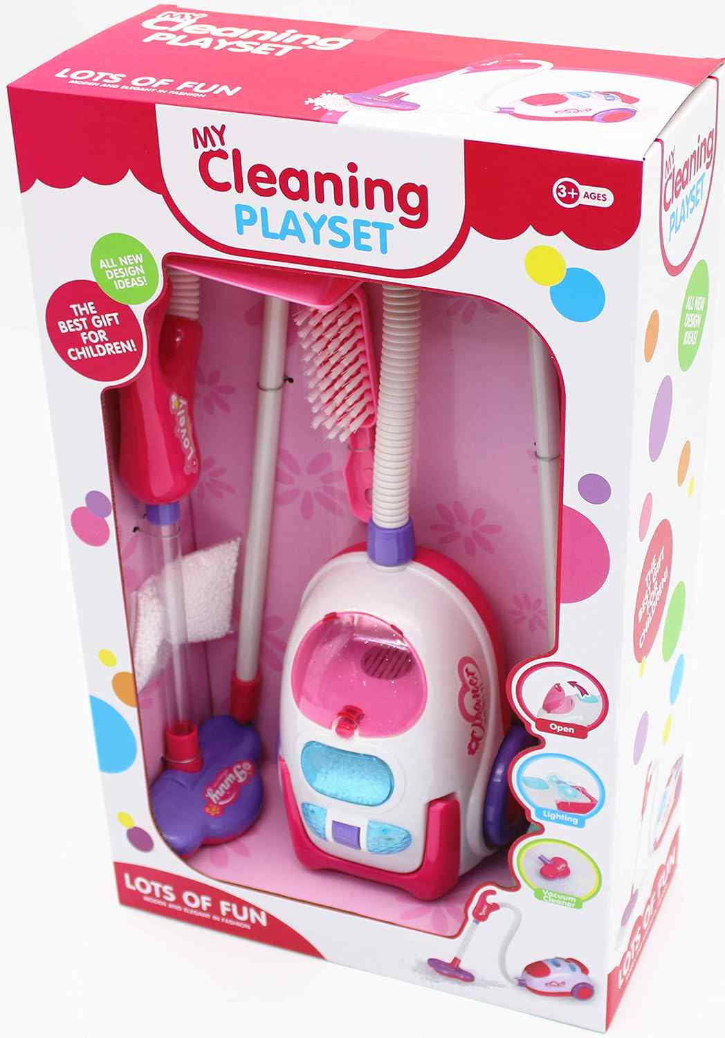 Electric vacuum cleaner plus sanitary ware