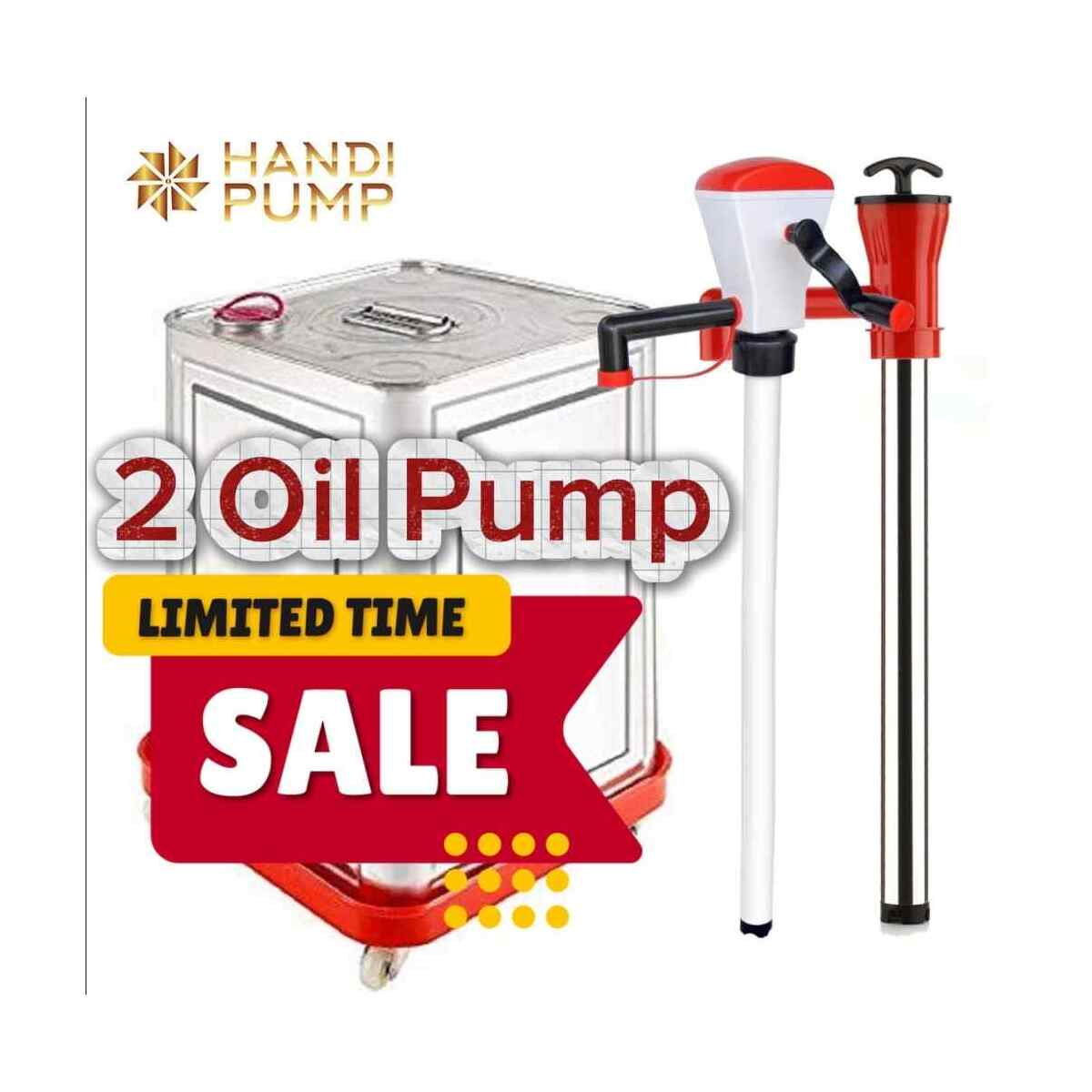 مضخة زيت يدوية للطبخ | Oil Hand Pump for 15 Kg Tin – Spill-Free & Easy