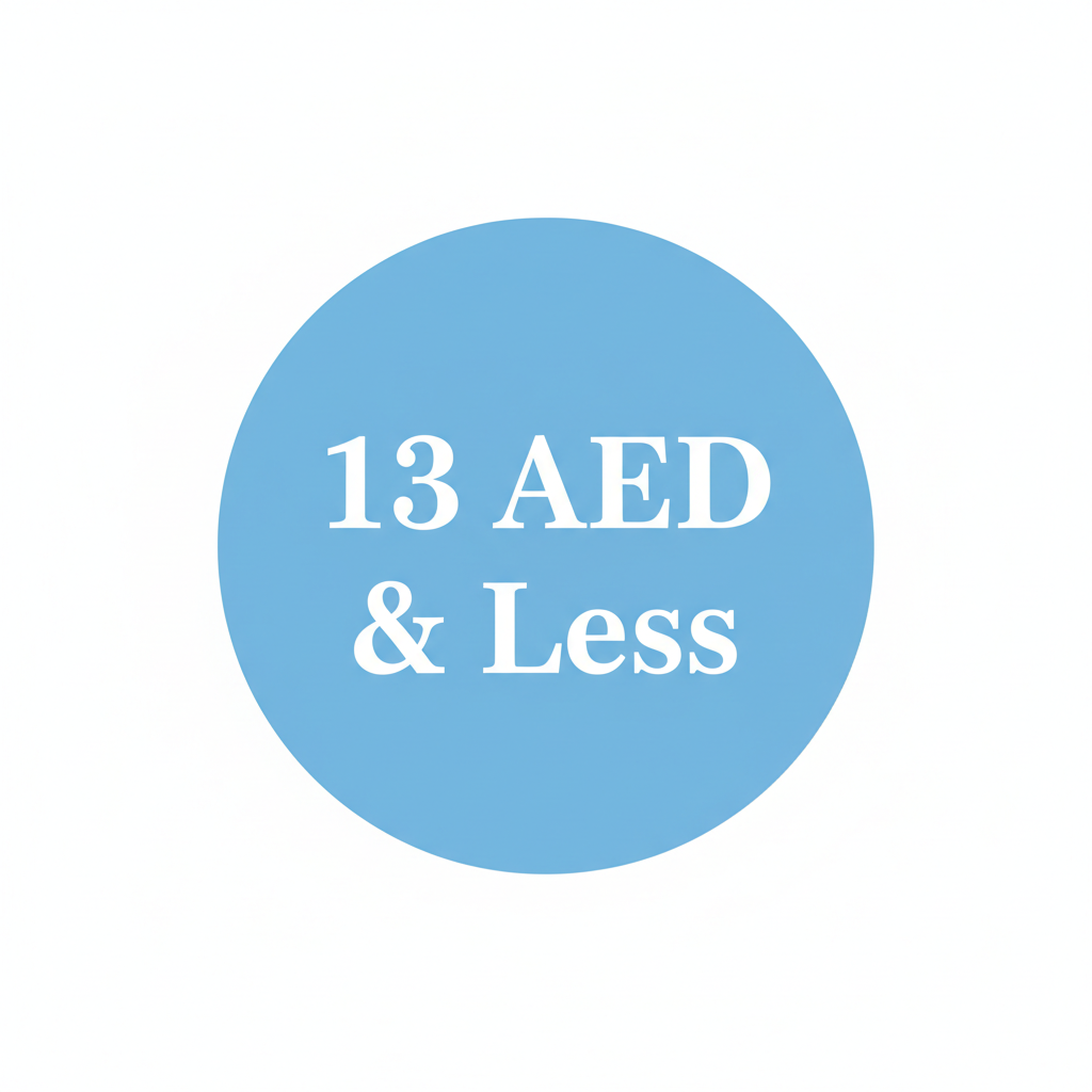 13 AED and Less