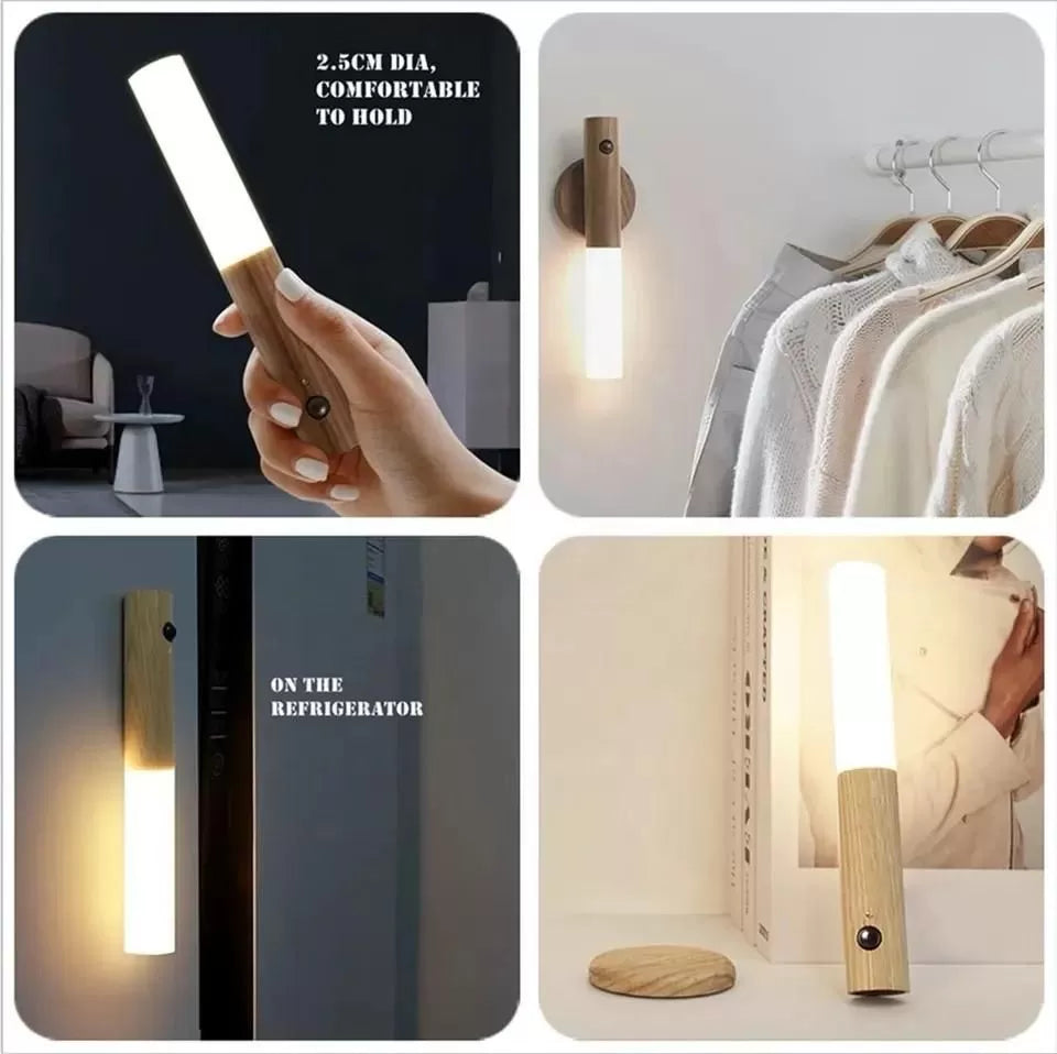 مصباح حائط LED ذكي بتصميم عصا قابل لاعادة الشحن