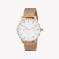 Pierre Cardin Men's Rose Gold Watch, Silver Dial | Cba.4013