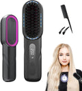 Rechargeable Straight Hair Comb with Ceramic Heating