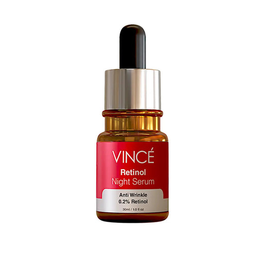 Retinol night face serum