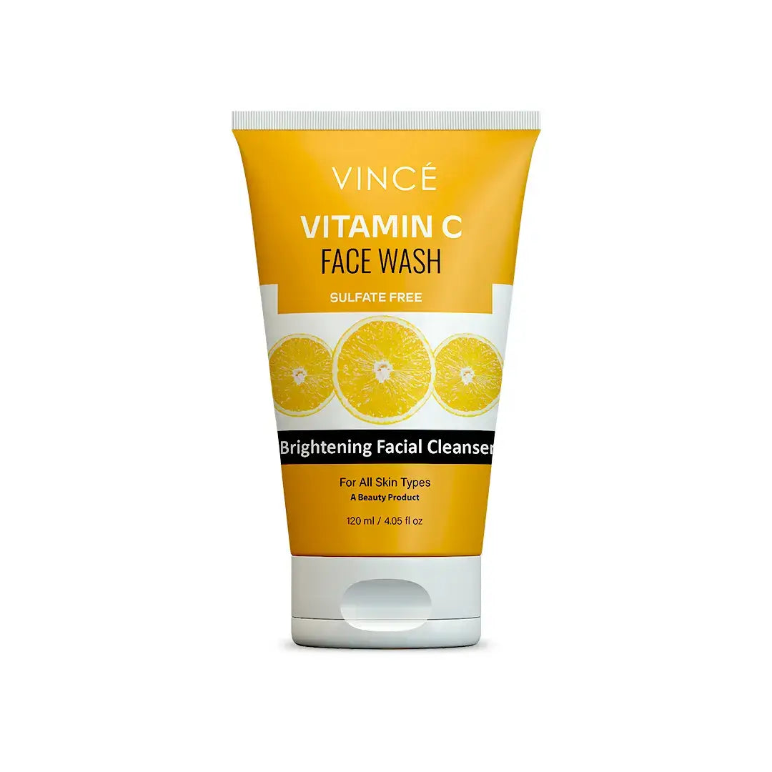 Vitamin C face wash brightening cleanser