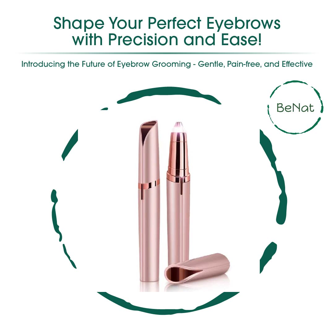 The Effortless Beauty Kit -Facial Hair Remover, Eyebrow Trimmer & Heated Eyelash Curler Set-2