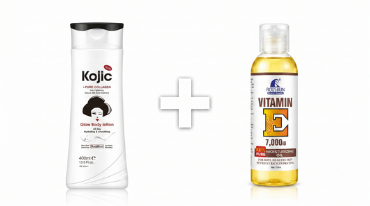 Combo body lotion + body vitamin E oil