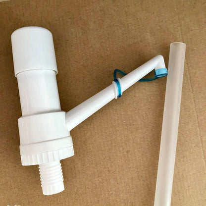 30cc White Plastic Food Grade Syrup Dispenser Pump with Anti-Theft Design – High Output Lotion Pump for Bottles