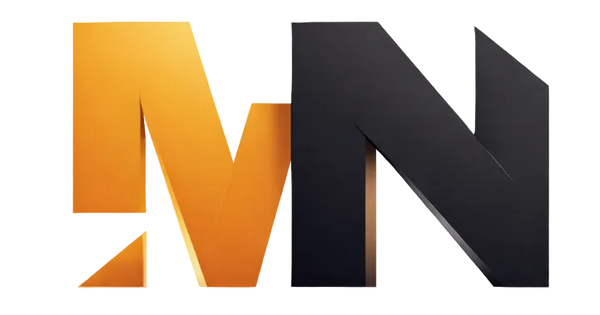 Logo of 'My Need Now' with stylized letters 'MN' with no background