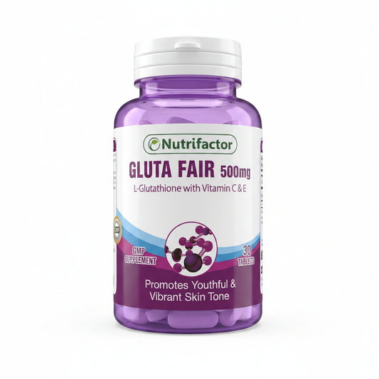 مكمل Gluta Fair لتفتيح البشرة | Gluta Fair Supplement – Skin Brightening & Whitening