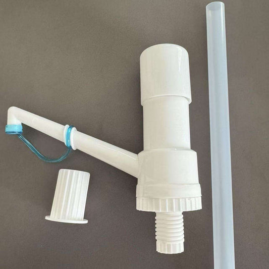 30cc White Plastic Food Grade Syrup Dispenser Pump with Anti-Theft Design – High Output Lotion Pump for Bottles