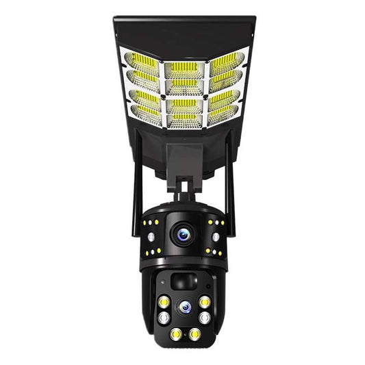 V380 Solar Light With 4g Dual Lens Camera