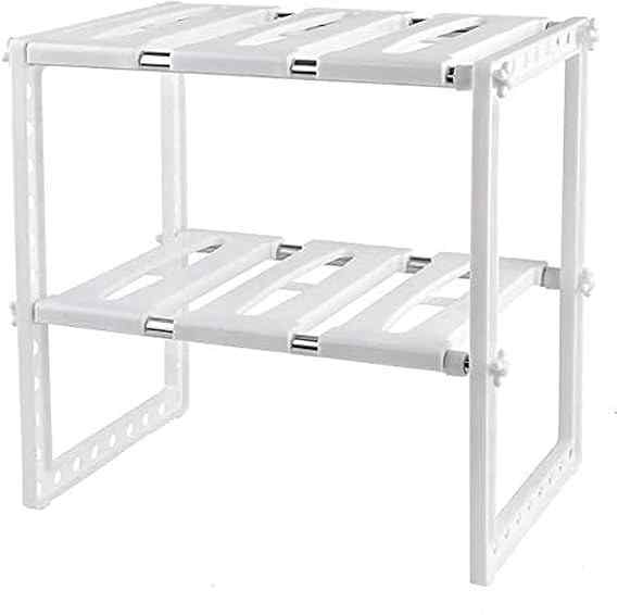 Expandable Under Sink Storage 2 Tiers
