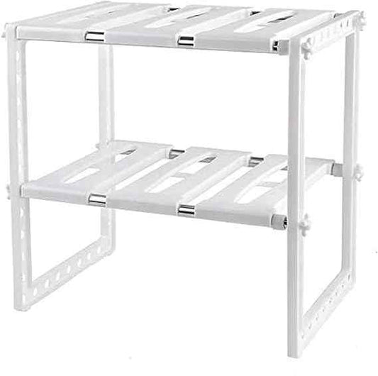 Expandable Under Sink Storage 2 Tiers