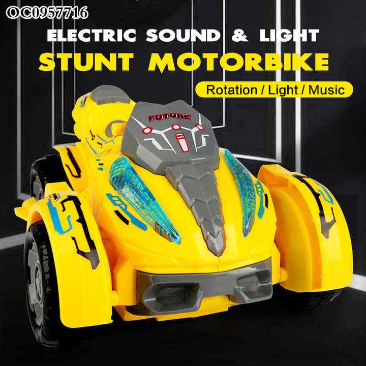 Rotation Battery Motorbike Toy
