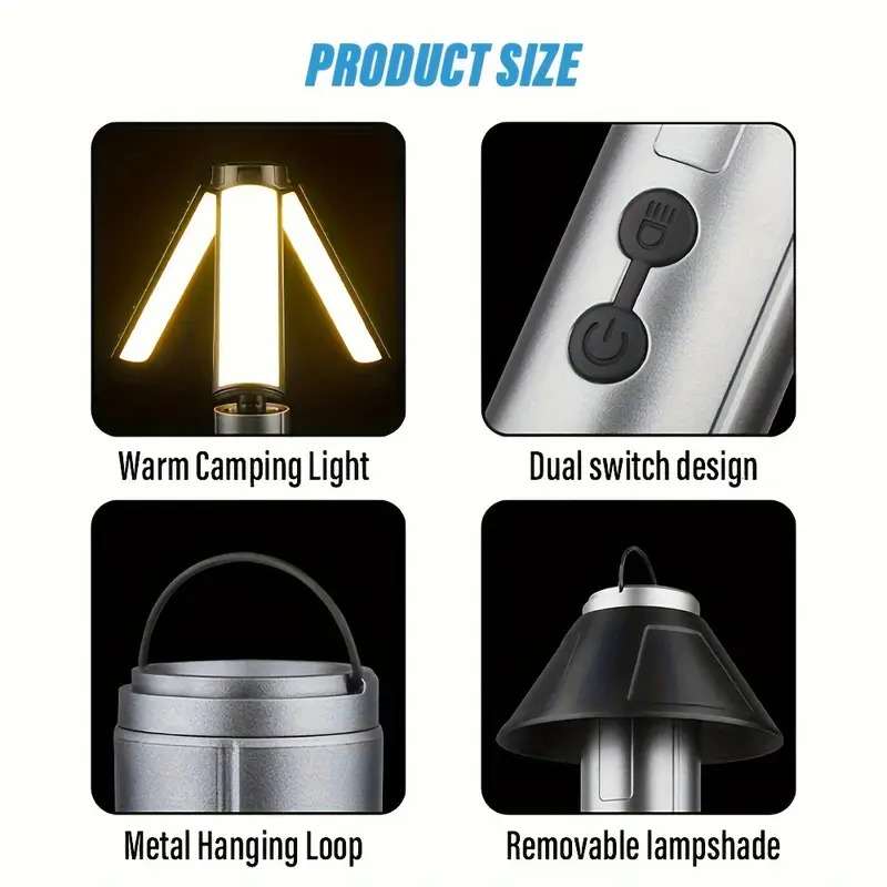 Multi-Functional Camping Telescopic Light