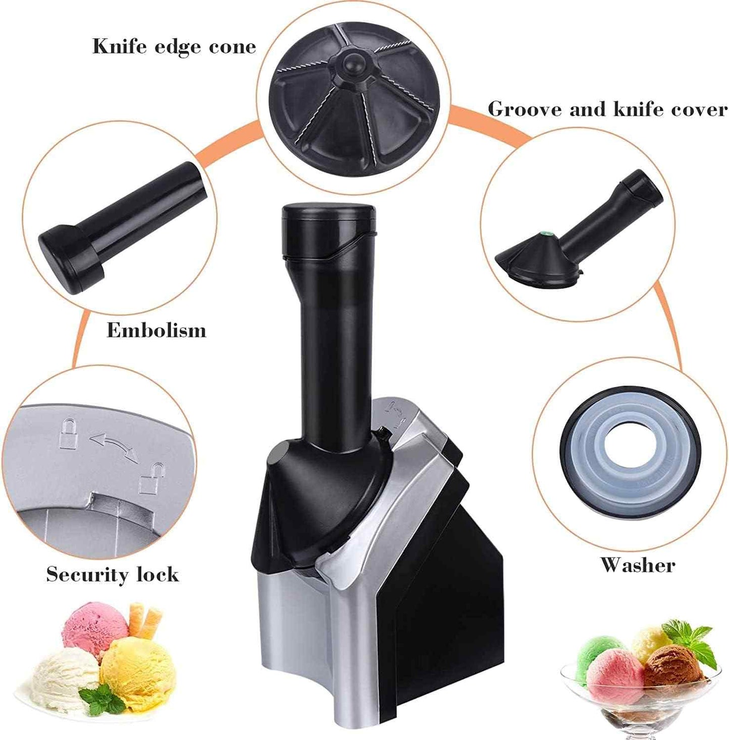 Frozen Fruit Ice Cream Maker