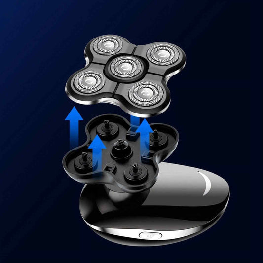 Waterproof Electric Head Shaver