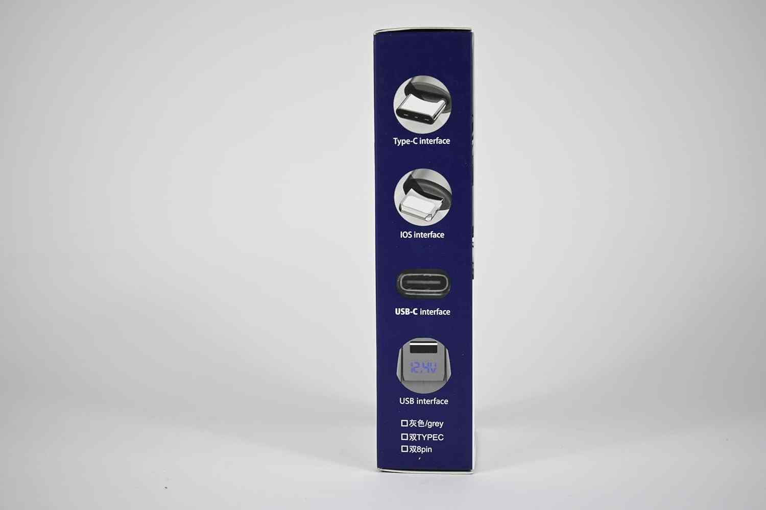 4 Fast Charging Ports with 80cm Retractable Cables