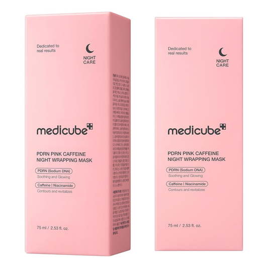 Medicube Wrapping Mask PDRN Caffeine Overnight Peel Off Facial Mask