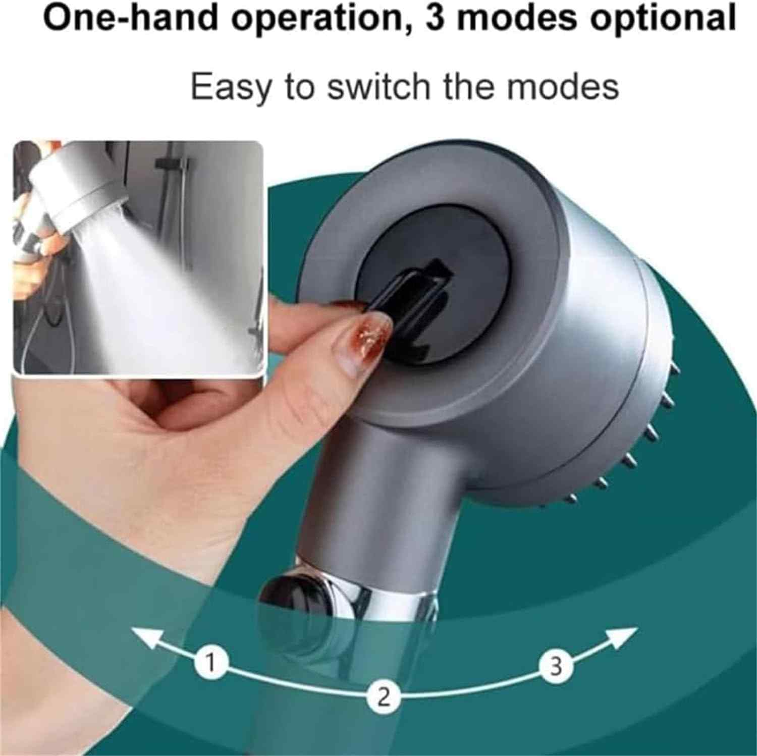 Multifunctional Scalp Massage Shower Head