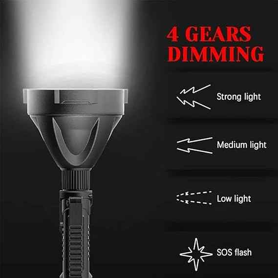 Waterproof Rechargeable Led Flashlights (W5120)