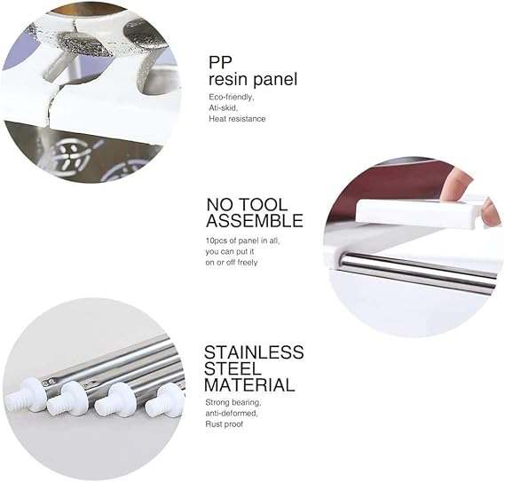 Expandable Under Sink Storage 2 Tiers