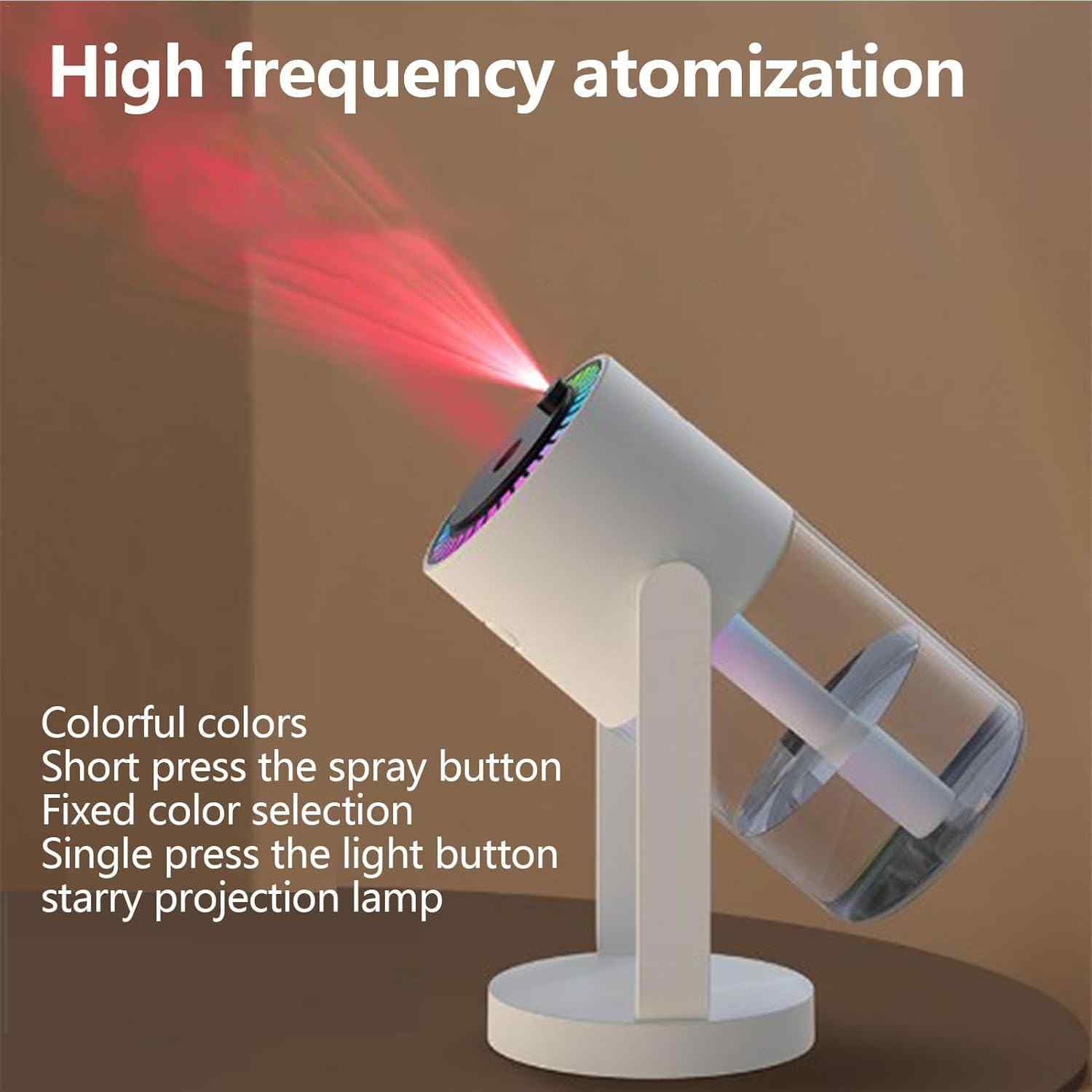 Star Projector with Humidifier