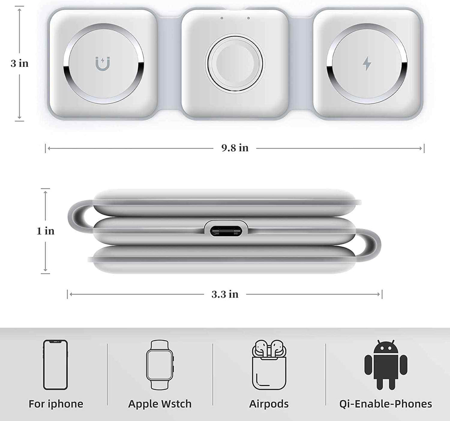 3 In 1 Wireless Charging Pad