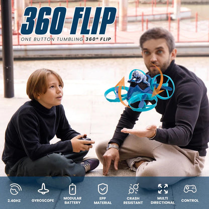 3-in-1 Quadcopter RC Drone – Land, Air & Water Remote Control Vehicle