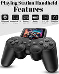 Playing Station 520-in-1 Retro Handheld Game Console – Controller with Classic Arcade Games, TV Output & Dual Power Supply