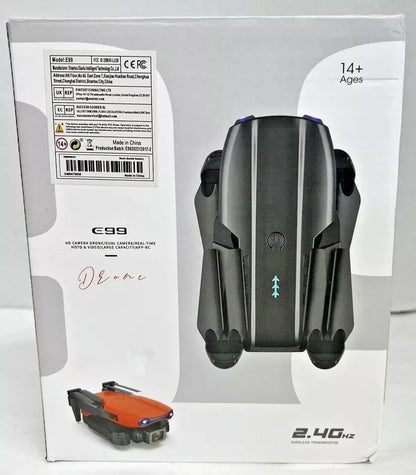 E99 PRO Mini Drone – 4K HD Dual Camera, Obstacle Avoidance, Foldable, Height Keep