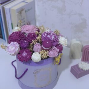 Flower candles bouquet