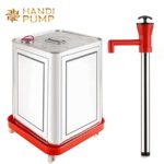 Stainless Steel Manual Hand Oil Pump / Kitchen Cooking Oil Pump / Liquid Transfer Oil Dispenser Pump for 15 Kg Tin