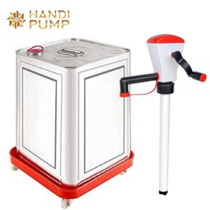 ABS Plastic Manual Hand Oil Pump for Kitchen Tin Cans Pumping Machine Automatic Bottle Fuel Transfer Cooking Oil Pump Dispenser for 15 Liters Tin