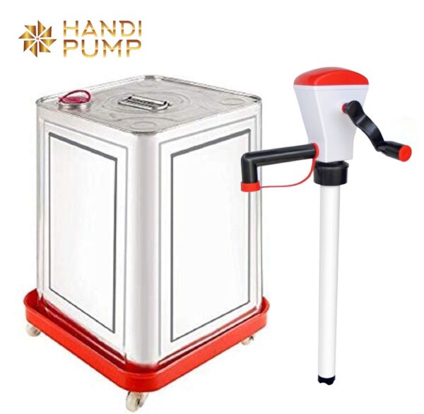 ABS Plastic Manual Hand Oil Pump for Kitchen Tin Cans Pumping Machine Automatic Bottle Fuel Transfer Cooking Oil Pump Dispenser for 15 Liters Tin