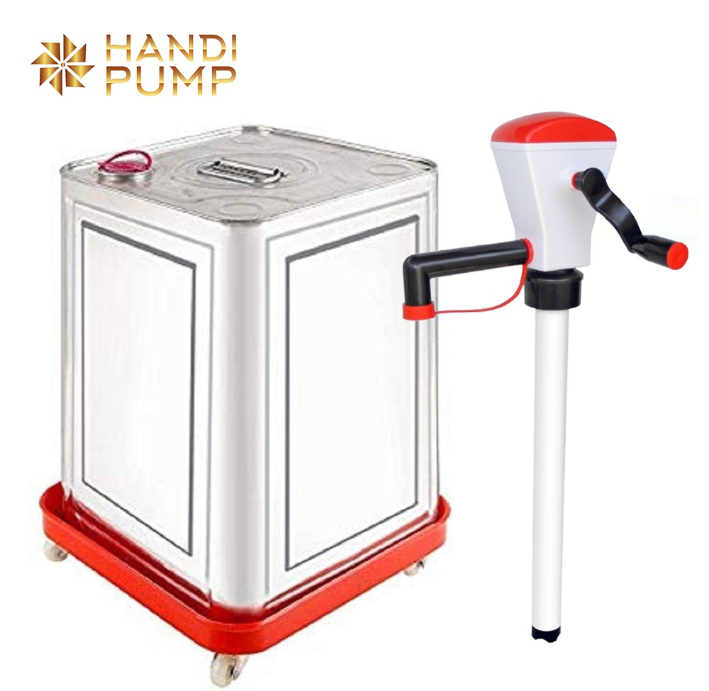 ABS Plastic Manual Hand Oil Pump for Kitchen Tin Cans Pumping Machine Automatic Bottle Fuel Transfer Cooking Oil Pump Dispenser for 15 Liters Tin
