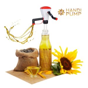 ABS Plastic Manual Hand Oil Pump for Kitchen Tin Cans Pumping Machine Automatic Bottle Fuel Transfer Cooking Oil Pump Dispenser for 15 Liters Tin