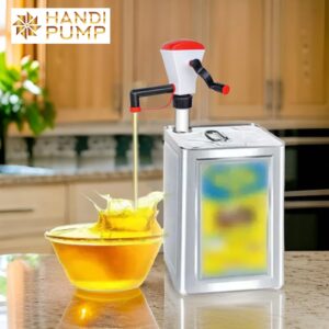 ABS Plastic Manual Hand Oil Pump for Kitchen Tin Cans Pumping Machine Automatic Bottle Fuel Transfer Cooking Oil Pump Dispenser for 15 Liters Tin