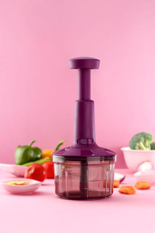 Axel Push Chopper – Stainless Steel Blades for Quick and Safe Chopping