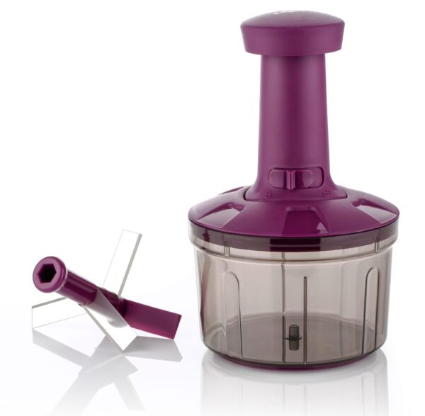 Axel Push Chopper – Stainless Steel Blades for Quick and Safe Chopping