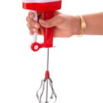 Manual Power Free Blender with rotary handle and stainless steel beaters