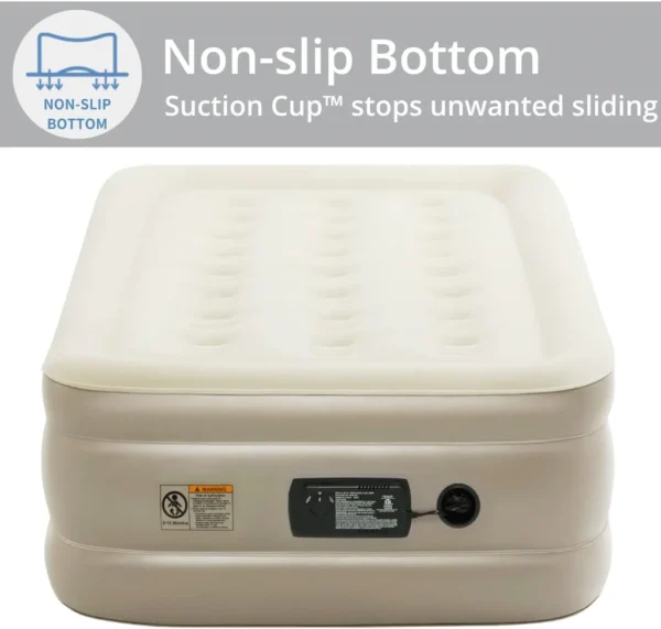 air-mattress-with-built-in-ac-pump-fast-inflation-waterproof (2) Air Mattress with Built-in AC Pump front view